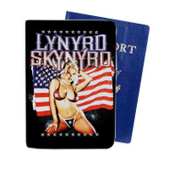 Onyourcases Lynyrd Skynyrd American Flag Custom Passport Wallet Case Top With Credit Card Holder Awesome Personalized PU Leather Travel Trip Vacation Baggage Cover