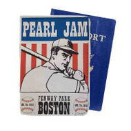 Onyourcases Pearl Jam fenway Custom Passport Wallet Case Top With Credit Card Holder Awesome Personalized PU Leather Travel Trip Vacation Baggage Cover
