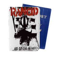 Onyourcases Rancid And Out Come The Wolves Custom Passport Wallet Case Top With Credit Card Holder Awesome Personalized PU Leather Travel Trip Vacation Baggage Cover