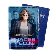 Onyourcases Shades of Blue Jennifer Lopez Custom Passport Wallet Case Top With Credit Card Holder Awesome Personalized PU Leather Travel Trip Vacation Baggage Cover