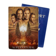 Onyourcases Supernatural Season 15 Custom Passport Wallet Case Top With Credit Card Holder Awesome Personalized PU Leather Travel Trip Vacation Baggage Cover