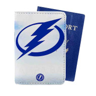 Onyourcases Tampa Bay Lightning NHL Custom Passport Wallet Case Top With Credit Card Holder Awesome Personalized PU Leather Travel Trip Vacation Baggage Cover
