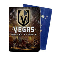 Onyourcases Vegas Golden Knights 2 Custom Passport Wallet Case Top With Credit Card Holder Awesome Personalized PU Leather Travel Trip Vacation Baggage Cover