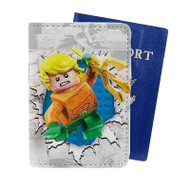 Onyourcases Aquaman Lego Custom Passport Wallet Case With Credit Card Holder Top Awesome Personalized PU Leather Travel Trip Vacation Baggage Cover