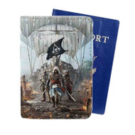 Onyourcases Assassin s Creed IV Black Flag Custom Passport Wallet Case With Credit Card Holder Top Awesome Personalized PU Leather Travel Trip Vacation Baggage Cover