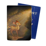 Onyourcases Bambi in The Light Custom Passport Wallet Case With Credit Card Holder Top Awesome Personalized PU Leather Travel Trip Vacation Baggage Cover