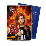 Onyourcases Becky Lynch WWE Custom Passport Wallet Case With Credit Card Holder Top Awesome Personalized PU Leather Travel Trip Vacation Baggage Cover