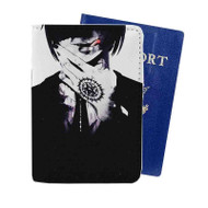 Onyourcases Black Butler Sebastian Michaelis Custom Passport Wallet Case With Credit Card Holder Top Awesome Personalized PU Leather Travel Trip Vacation Baggage Cover