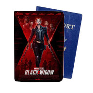Onyourcases Black Widow Custom Passport Wallet Case With Credit Card Holder Top Awesome Personalized PU Leather Travel Trip Vacation Baggage Cover