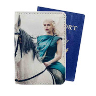 Onyourcases Daenerys Targaryen Game of Thrones Custom Passport Wallet Case With Credit Card Holder Top Awesome Personalized PU Leather Travel Trip Vacation Baggage Cover