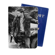 Onyourcases Dean Winchester Custom Passport Wallet Case With Credit Card Holder Top Awesome Personalized PU Leather Travel Trip Vacation Baggage Cover