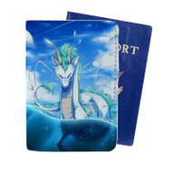 Onyourcases Dragon Haku Spirited Away Custom Passport Wallet Case With Credit Card Holder Top Awesome Personalized PU Leather Travel Trip Vacation Baggage Cover