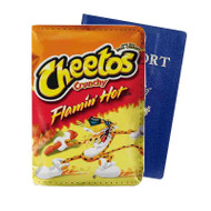Onyourcases Flamin Hot Cheetos Custom Passport Wallet Case With Credit Card Holder Top Awesome Personalized PU Leather Travel Trip Vacation Baggage Cover