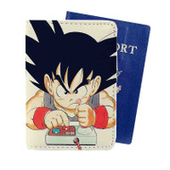 Onyourcases Goku Playing Game Dragon Ball Custom Passport Wallet Case With Credit Card Holder Top Awesome Personalized PU Leather Travel Trip Vacation Baggage Cover