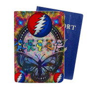 Onyourcases Grateful Dead Bears Custom Passport Wallet Case With Credit Card Holder Top Awesome Personalized PU Leather Travel Trip Vacation Baggage Cover