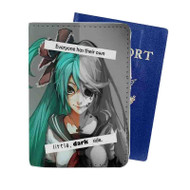Onyourcases Hatsune Miku Dark Side Custom Passport Wallet Case With Credit Card Holder Top Awesome Personalized PU Leather Travel Trip Vacation Baggage Cover