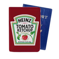 Onyourcases Heinz Tomato Ketchup Custom Passport Wallet Case With Credit Card Holder Top Awesome Personalized PU Leather Travel Trip Vacation Baggage Cover