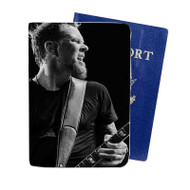 Onyourcases James Hetfield Metallica Custom Passport Wallet Case With Credit Card Holder Top Awesome Personalized PU Leather Travel Trip Vacation Baggage Cover