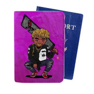 Onyourcases Lil Uzi Vert Custom Passport Wallet Case With Credit Card Holder Top Awesome Personalized PU Leather Travel Trip Vacation Baggage Cover