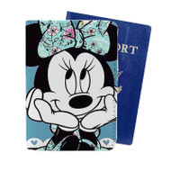 Onyourcases Minnie Mouse Disney Custom Passport Wallet Case With Credit Card Holder Top Awesome Personalized PU Leather Travel Trip Vacation Baggage Cover