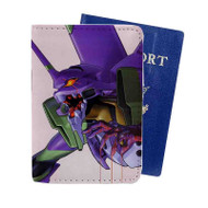 Onyourcases Neon Genesis Evangelion Eva Unit 01 Custom Passport Wallet Case With Credit Card Holder Top Awesome Personalized PU Leather Travel Trip Vacation Baggage Cover