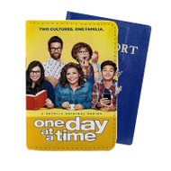 Onyourcases One Day At a Time Custom Passport Wallet Case With Credit Card Holder Top Awesome Personalized PU Leather Travel Trip Vacation Baggage Cover