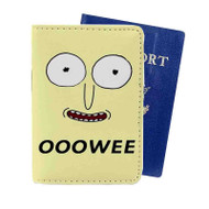 Onyourcases Rick and Morty Mr Poopy Butt Hole Custom Passport Wallet Case With Credit Card Holder Top Awesome Personalized PU Leather Travel Trip Vacation Baggage Cover