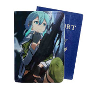 Onyourcases Sinon Sword Art Online Custom Passport Wallet Case With Credit Card Holder Top Awesome Personalized PU Leather Travel Trip Vacation Baggage Cover