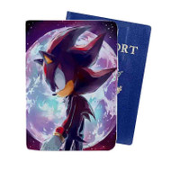 Onyourcases Sonic Shadow the Hedgehog Custom Passport Wallet Case With Credit Card Holder Top Awesome Personalized PU Leather Travel Trip Vacation Baggage Cover