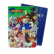 Onyourcases Sonic X Custom Passport Wallet Case With Credit Card Holder Top Awesome Personalized PU Leather Travel Trip Vacation Baggage Cover