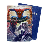 Onyourcases Spiderman Characters Custom Passport Wallet Case With Credit Card Holder Top Awesome Personalized PU Leather Travel Trip Vacation Baggage Cover