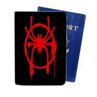Onyourcases Spiderman Into The Spider Verse Custom Passport Wallet Case With Credit Card Holder Top Awesome Personalized PU Leather Travel Trip Vacation Baggage Cover