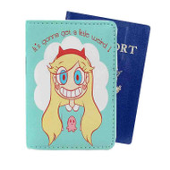 Onyourcases Star vs The Forces of Evil Custom Passport Wallet Case With Credit Card Holder Top Awesome Personalized PU Leather Travel Trip Vacation Baggage Cover