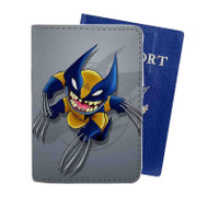 Onyourcases Stitch as Wolverine Custom Passport Wallet Case With Credit Card Holder Top Awesome Personalized PU Leather Travel Trip Vacation Baggage Cover