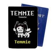 Onyourcases Temmie Undertale Custom Passport Wallet Case With Credit Card Holder Top Awesome Personalized PU Leather Travel Trip Vacation Baggage Cover