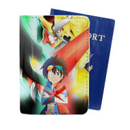 Onyourcases Tengen Toppa Gurren Lagann X Digimon Xros Wars Custom Passport Wallet Case With Credit Card Holder Top Awesome Personalized PU Leather Travel Trip Vacation Baggage Cover