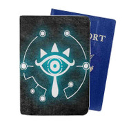 Onyourcases The Legend of Zelda Sheikah Custom Passport Wallet Case With Credit Card Holder Top Awesome Personalized PU Leather Travel Trip Vacation Baggage Cover