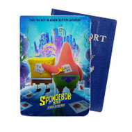Onyourcases The Spongebob Movie Sponge on the Run Custom Passport Wallet Case With Credit Card Holder Top Awesome Personalized PU Leather Travel Trip Vacation Baggage Cover