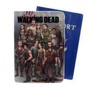 Onyourcases The Walking Dead All Characters With Zombie Custom Passport Wallet Case With Credit Card Holder Top Awesome Personalized PU Leather Travel Trip Vacation Baggage Cover