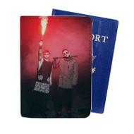 Onyourcases Twenty One Pilots Fire Custom Passport Wallet Case With Credit Card Holder Top Awesome Personalized PU Leather Travel Trip Vacation Baggage Cover
