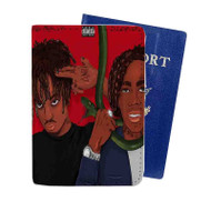 Onyourcases YNW Melly ft Juice WRLD Suicidal Custom Passport Wallet Case With Credit Card Holder Top Awesome Personalized PU Leather Travel Trip Vacation Baggage Cover