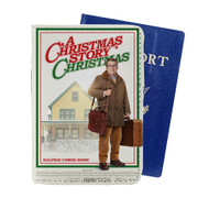 Onyourcases A Christmas Story Christmas Custom Passport Wallet Case With Credit Card Holder Awesome Personalized PU Leather Top Travel Trip Vacation Baggage Cover