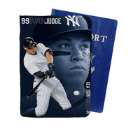 Onyourcases Aaron Judge New York Yankees Custom Passport Wallet Case With Credit Card Holder Awesome Personalized PU Leather Top Travel Trip Vacation Baggage Cover