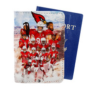 Onyourcases Arizona Cardinals NFL 2022 Squad Custom Passport Wallet Case With Credit Card Holder Awesome Personalized PU Leather Top Travel Trip Vacation Baggage Cover