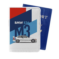 Onyourcases BMW E36 M3 Custom Passport Wallet Case With Credit Card Holder Awesome Personalized PU Leather Top Travel Trip Vacation Baggage Cover