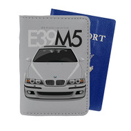 Onyourcases BMW M5 E39 Titanium Silver Custom Passport Wallet Case With Credit Card Holder Awesome Personalized PU Leather Top Travel Trip Vacation Baggage Cover