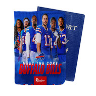 Onyourcases Buffalo Bills NFL 2022 Squad Custom Passport Wallet Case With Credit Card Holder Awesome Personalized PU Leather Top Travel Trip Vacation Baggage Cover