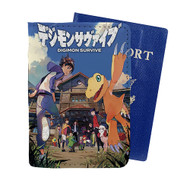 Onyourcases Digimon Survive Custom Passport Wallet Case With Credit Card Holder Awesome Personalized PU Leather Top Travel Trip Vacation Baggage Cover