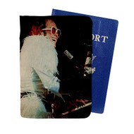 Onyourcases Elton John 1973 Custom Passport Wallet Case With Credit Card Holder Awesome Personalized PU Leather Top Travel Trip Vacation Baggage Cover