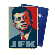 Onyourcases John F Kennedy JFK Custom Passport Wallet Case With Credit Card Holder Awesome Personalized PU Leather Top Travel Trip Vacation Baggage Cover